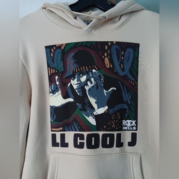 NWT $49.99 Rock The Bells L.L Cool j Unisex Pullover Hoodie With Tags Size XS - Picture 4 of 6